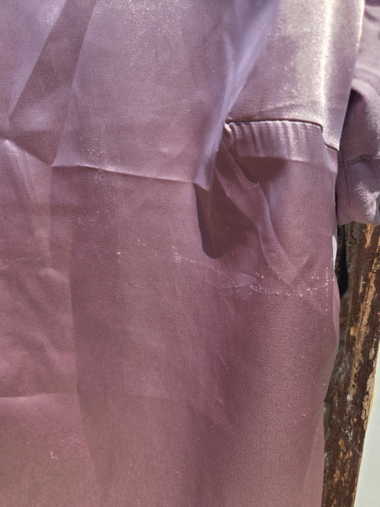 Basler Satin Top | Dusty Pink Lilac | Size L