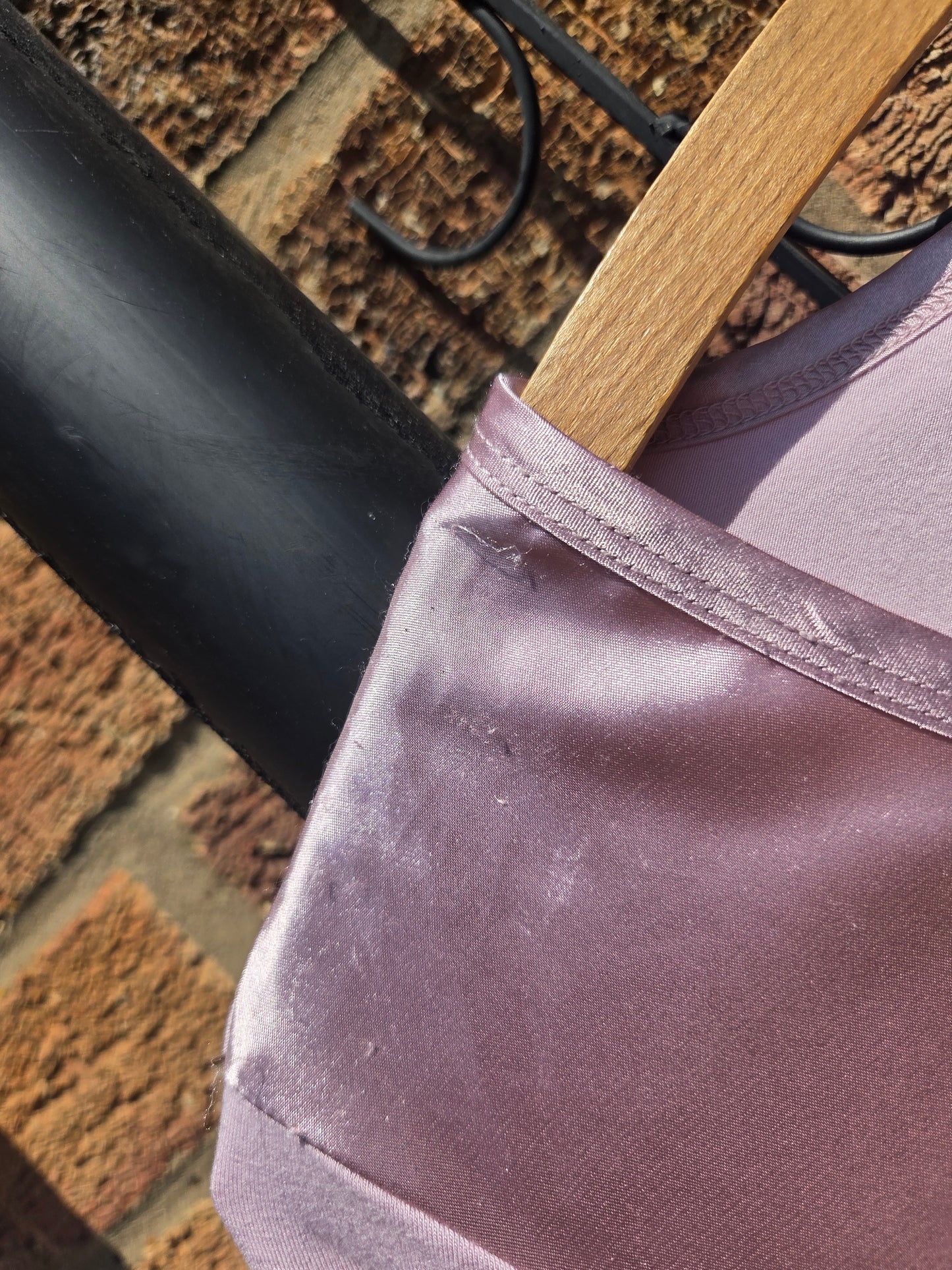 Basler Satin Top | Dusty Pink Lilac