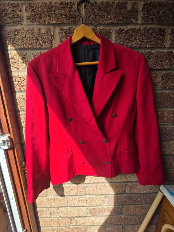 Next Collection red blazer - back view