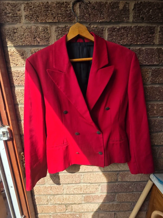 Next Collection red blazer - back view