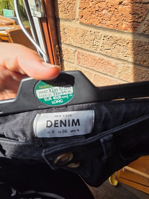 New Look Denim size 8 EU 36 label