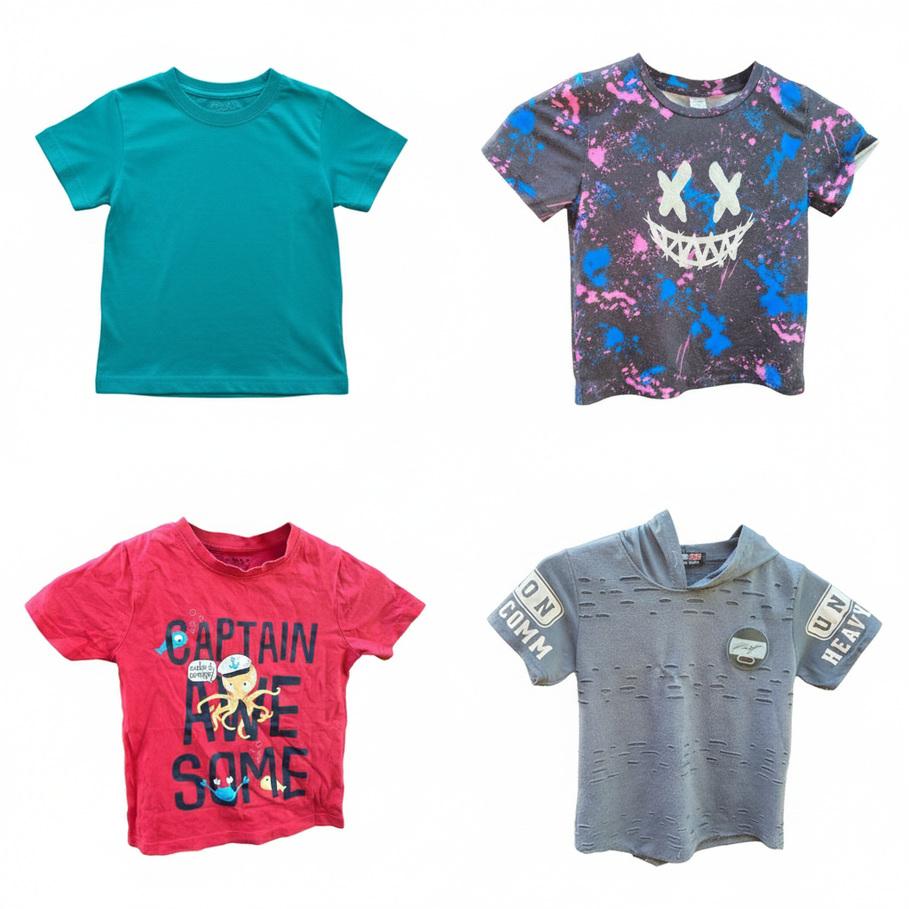 Kids T-Shirt Bundle Collage